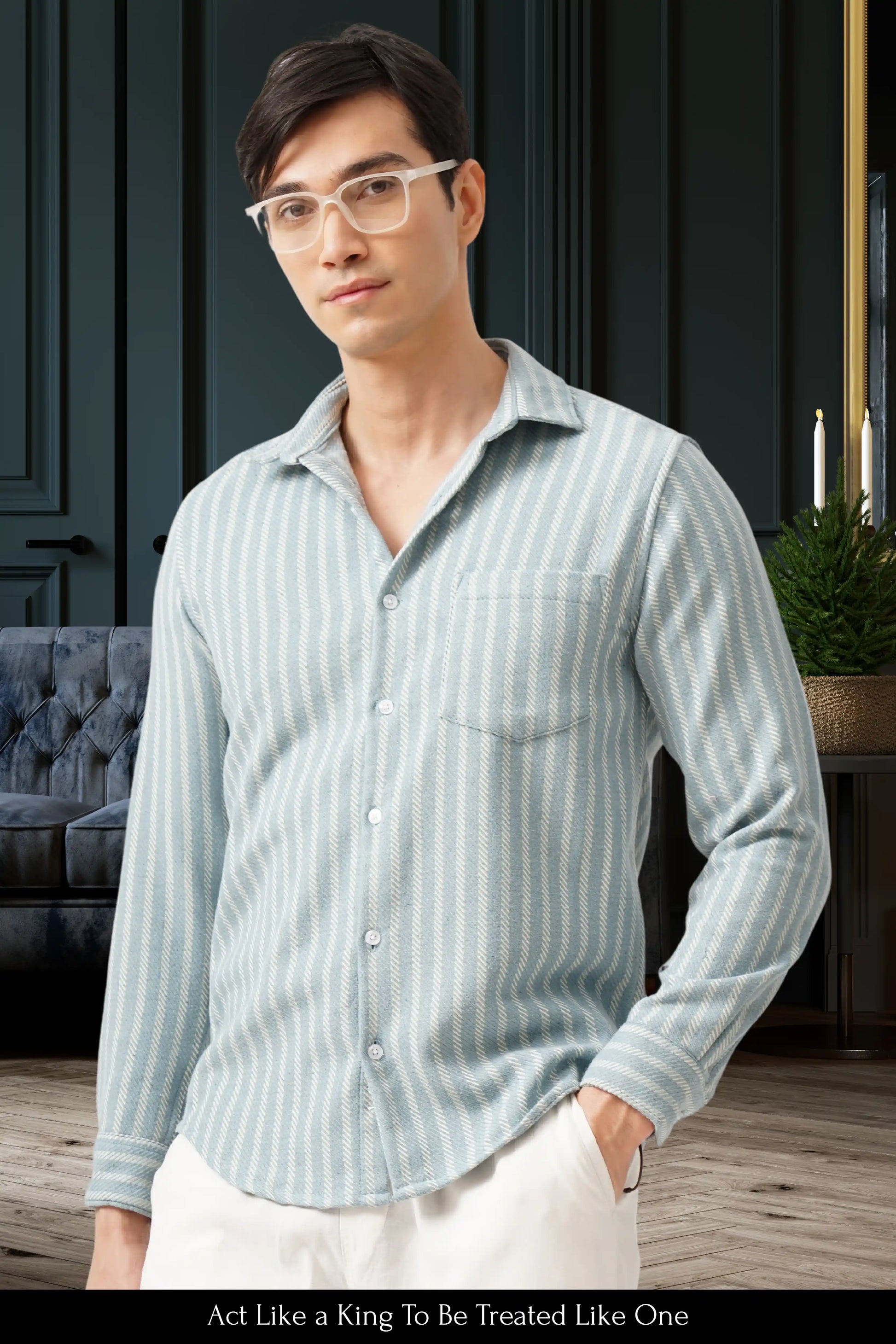 AQUALURE STRIPED SHIRT