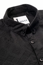DARK EMBER TEXTURED SHIRT