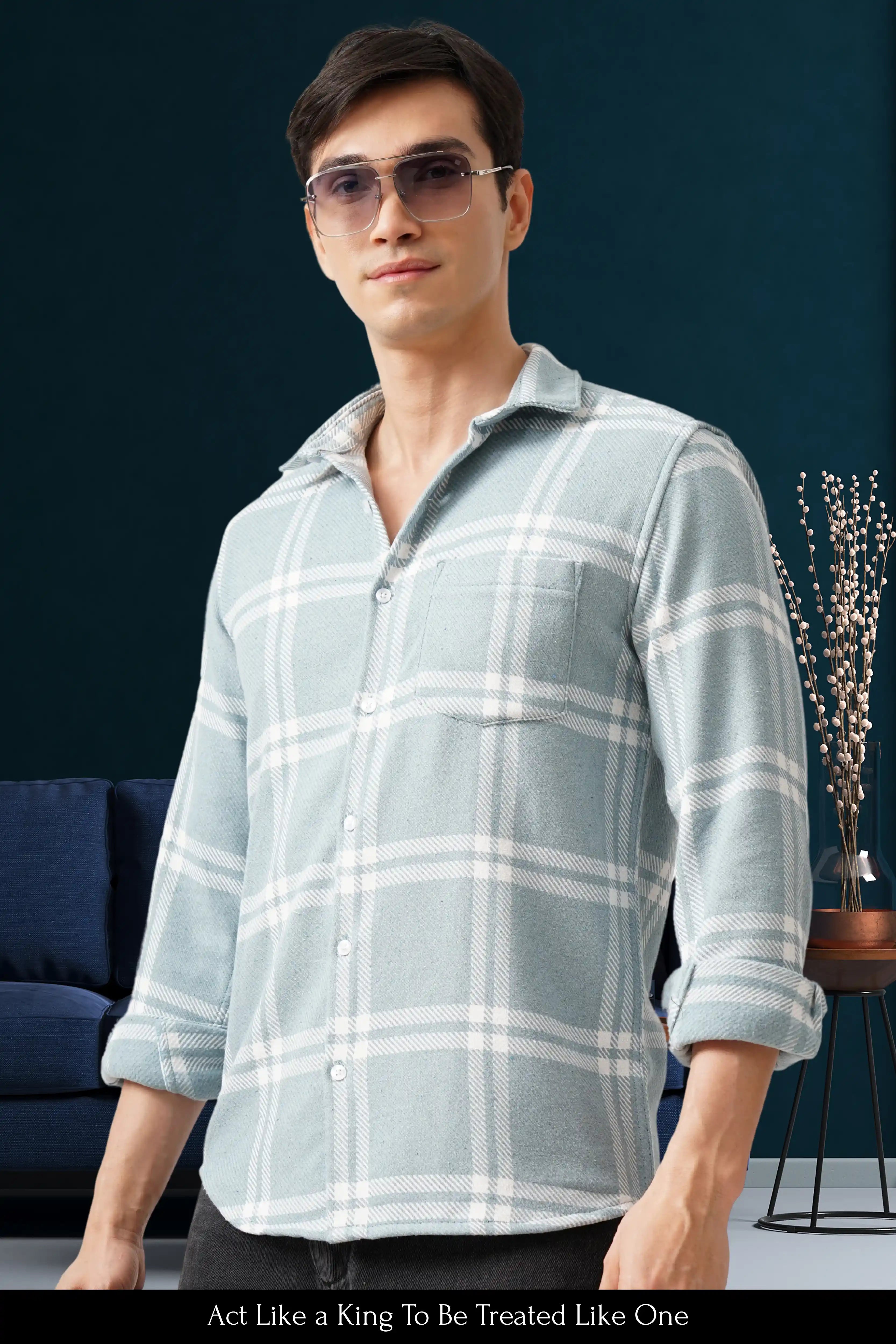 GRIDLUX BRUSH CHECK SHIRT