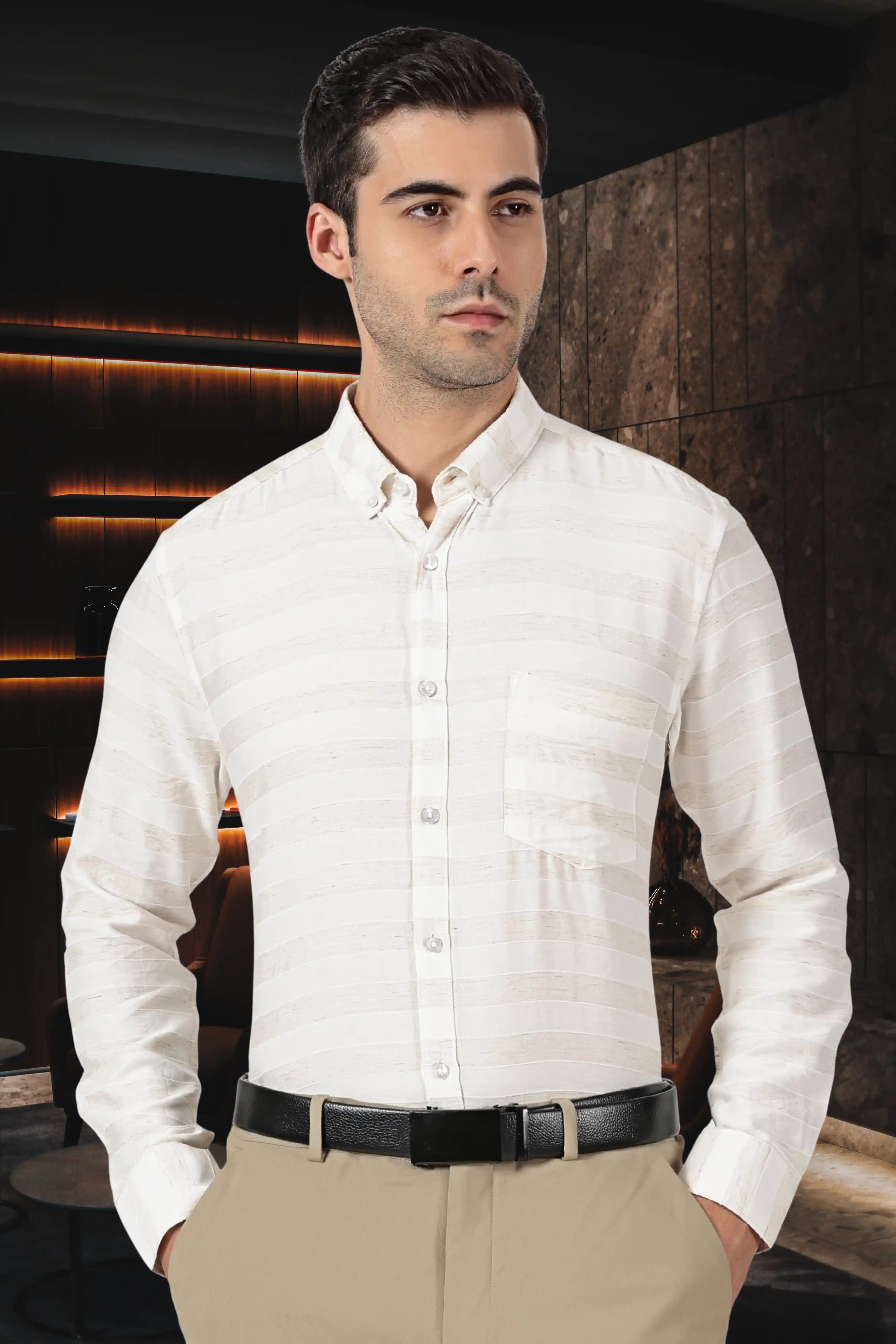 ECLARIO STRIP SHIRT