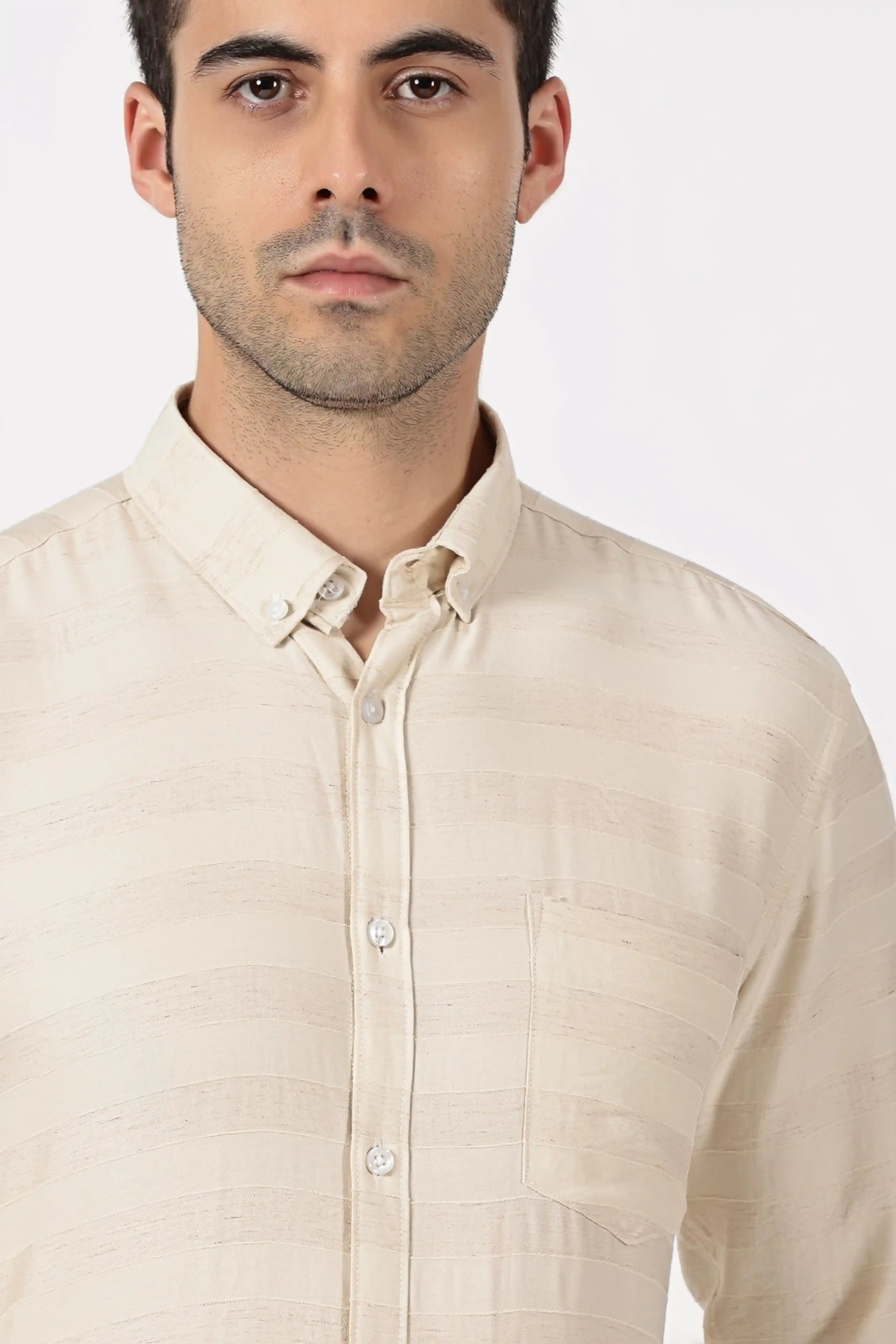 AUZARO STRIP SHIRT