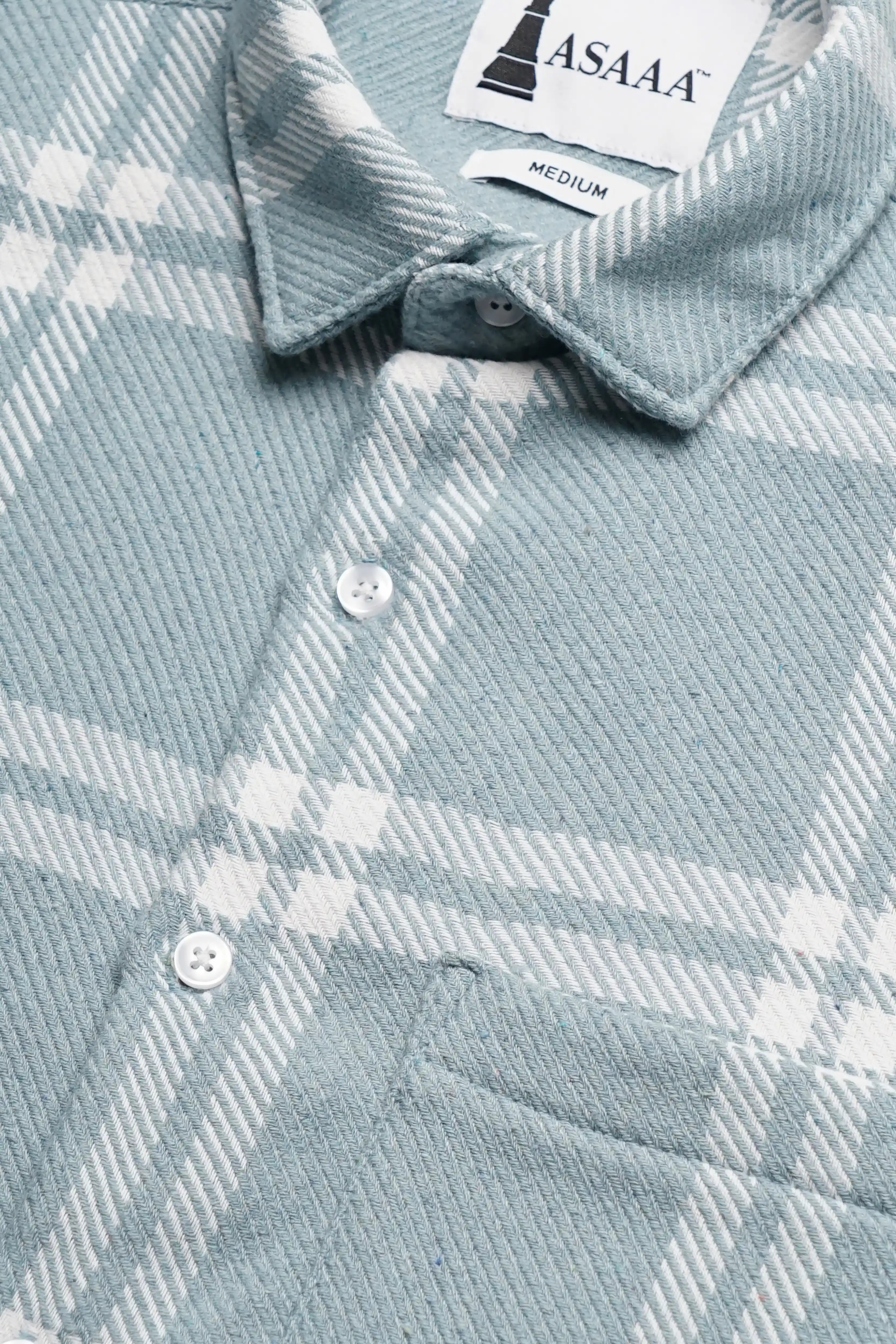 Gridlux Brush Check Shirt in premium cotton with a brushed finish, featuring a classic check pattern.