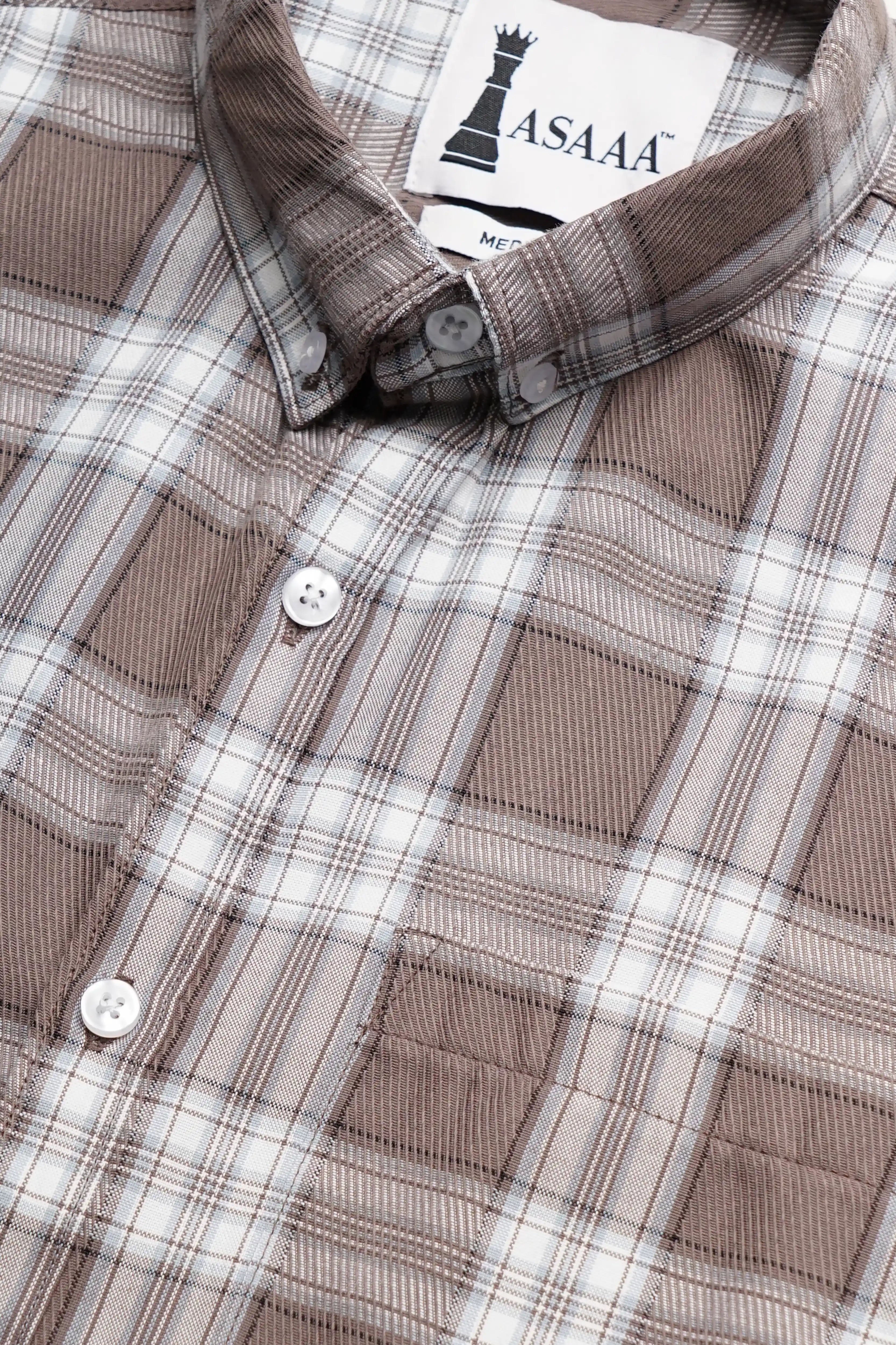 Cotbrow Check Shirt in soft, breathable cotton with a timeless checkered pattern.