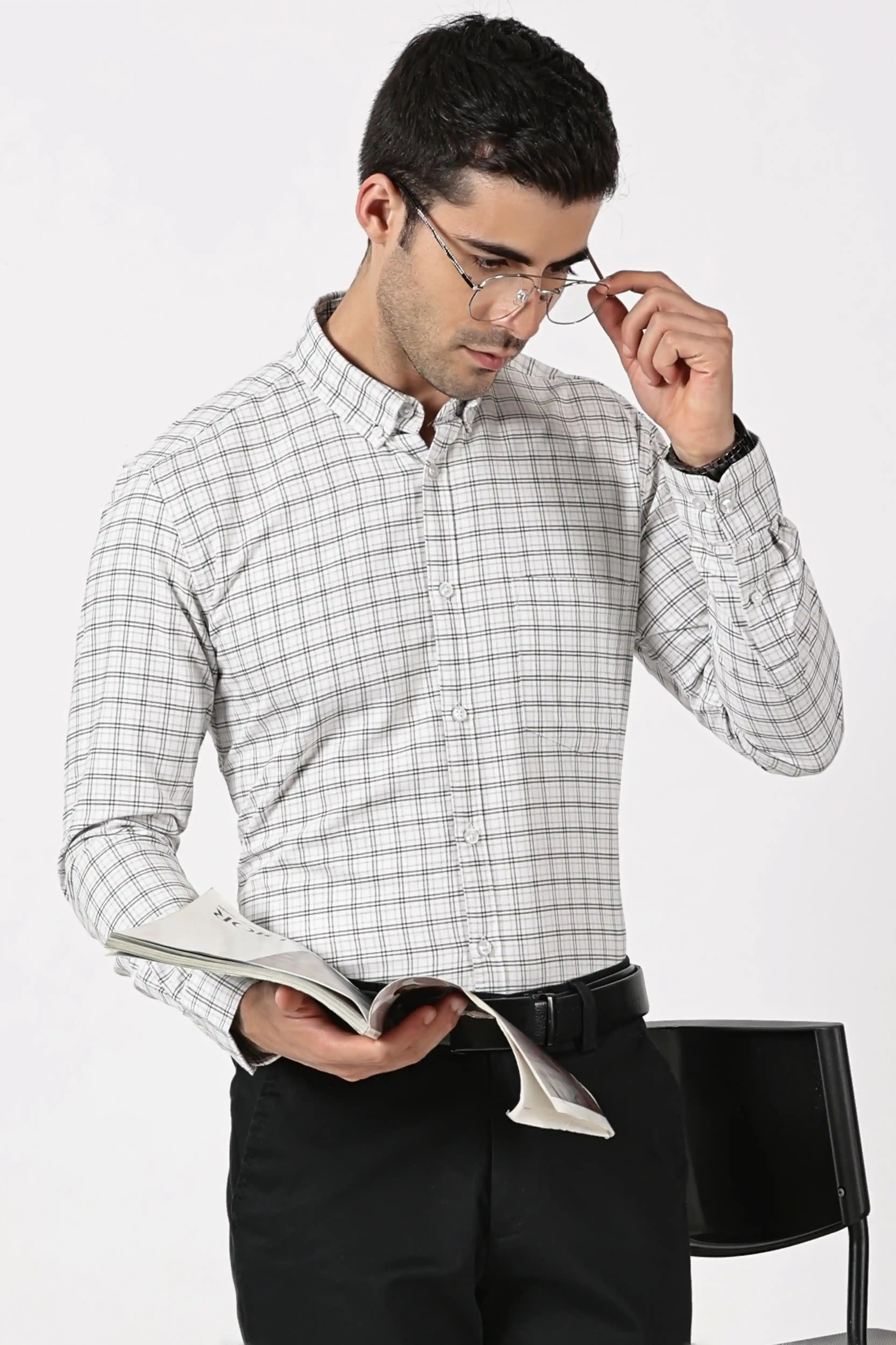 MONQIS CHECK SHIRT