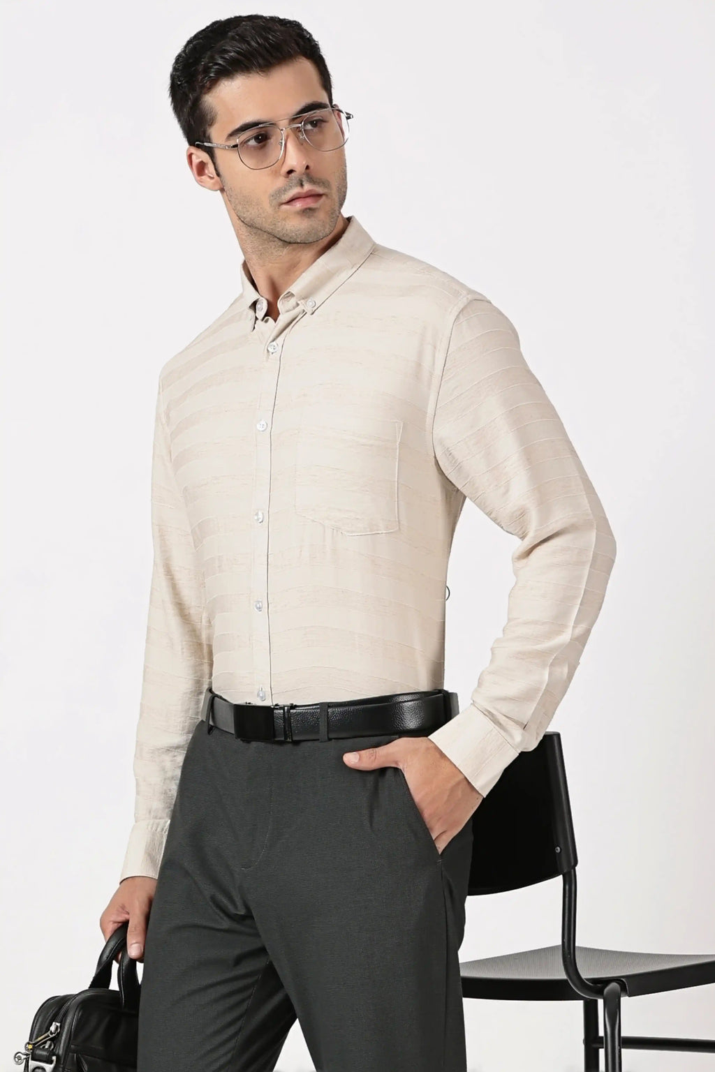 AURIVOR STRIP SHIRT