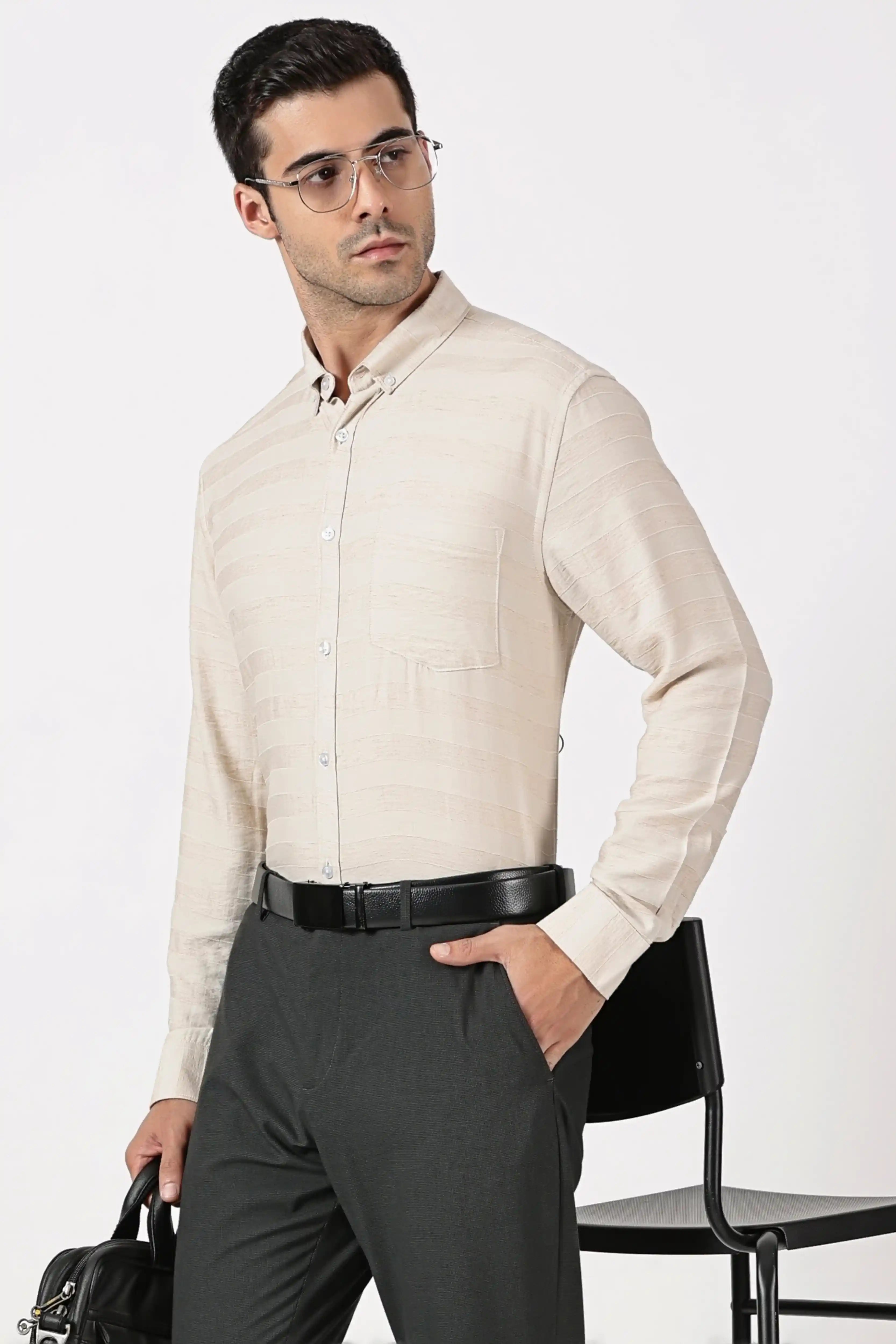 AURIVOR STRIP SHIRT