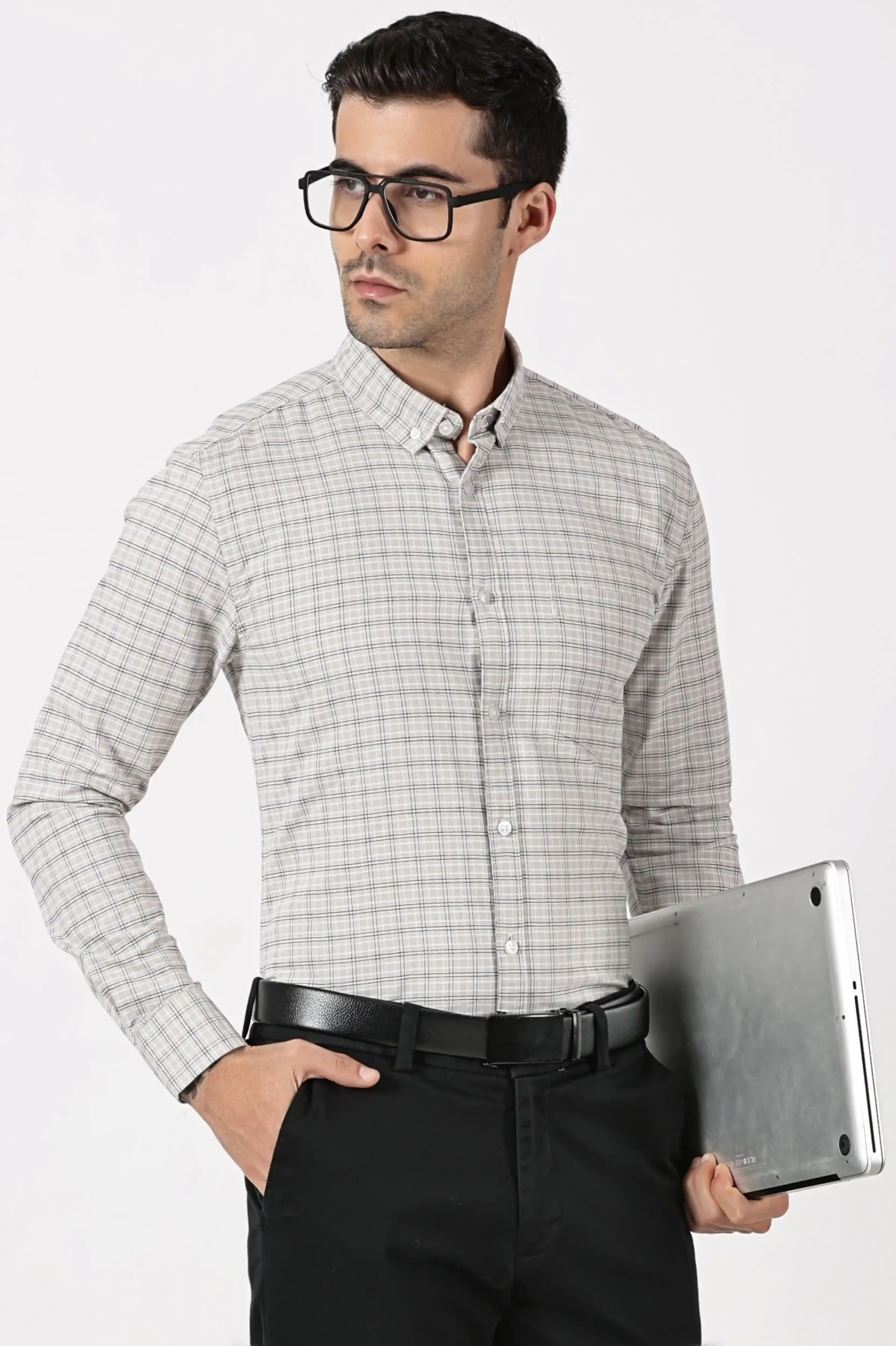 ASTERRO CHECK SHIRT