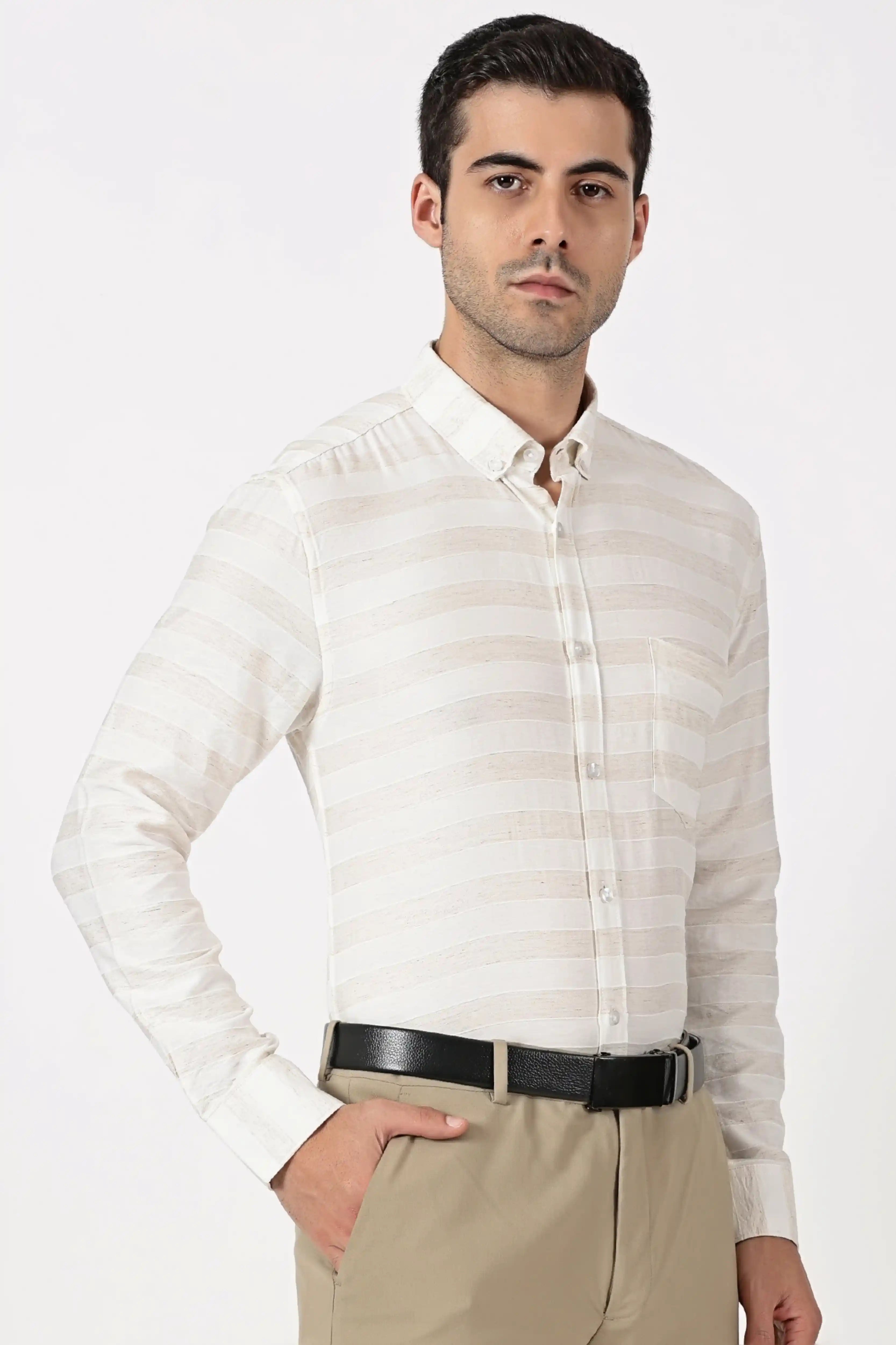 ECLARIO STRIP SHIRT