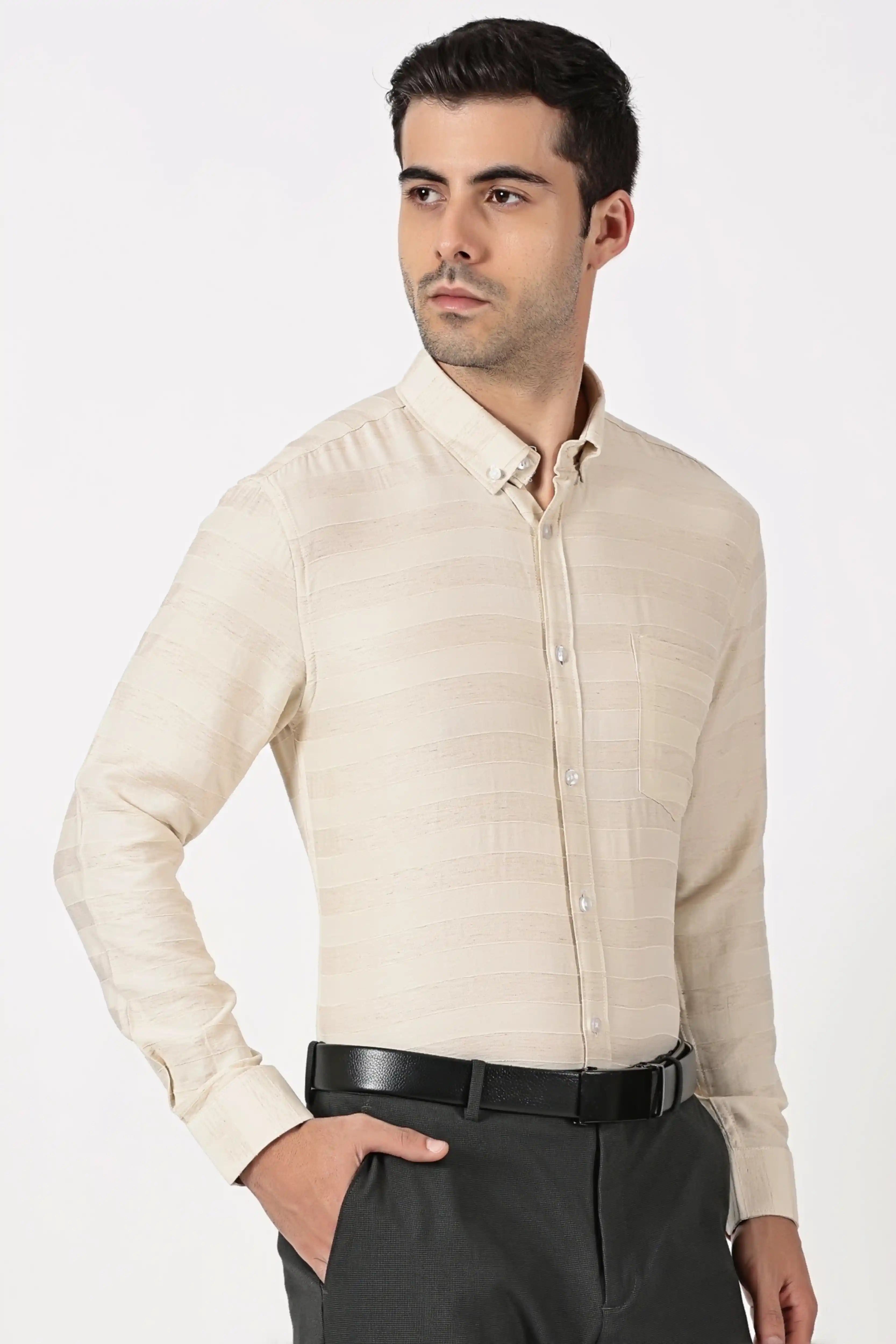 AUZARO STRIP SHIRT