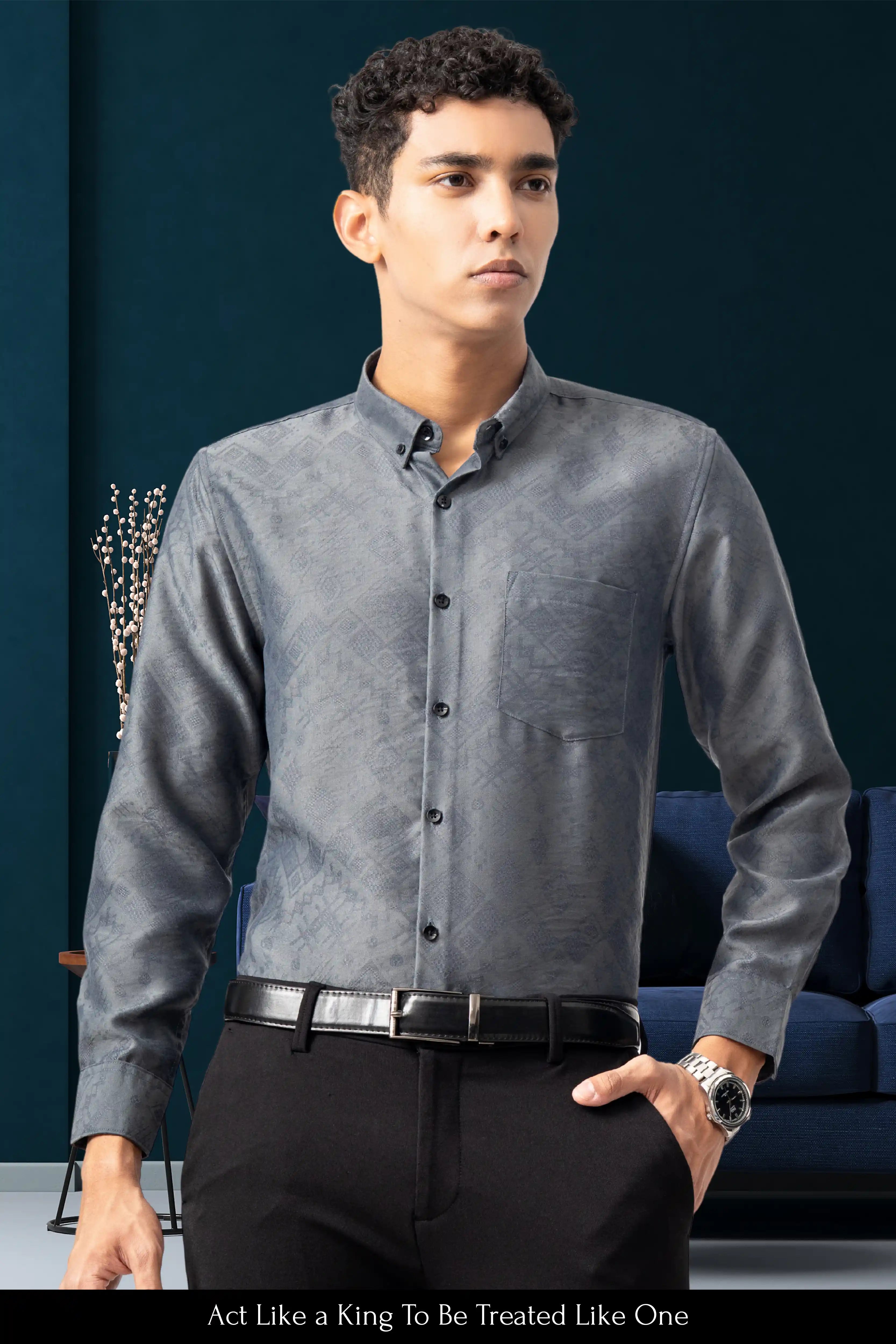 VELMORIN TEXTURED SHIRT