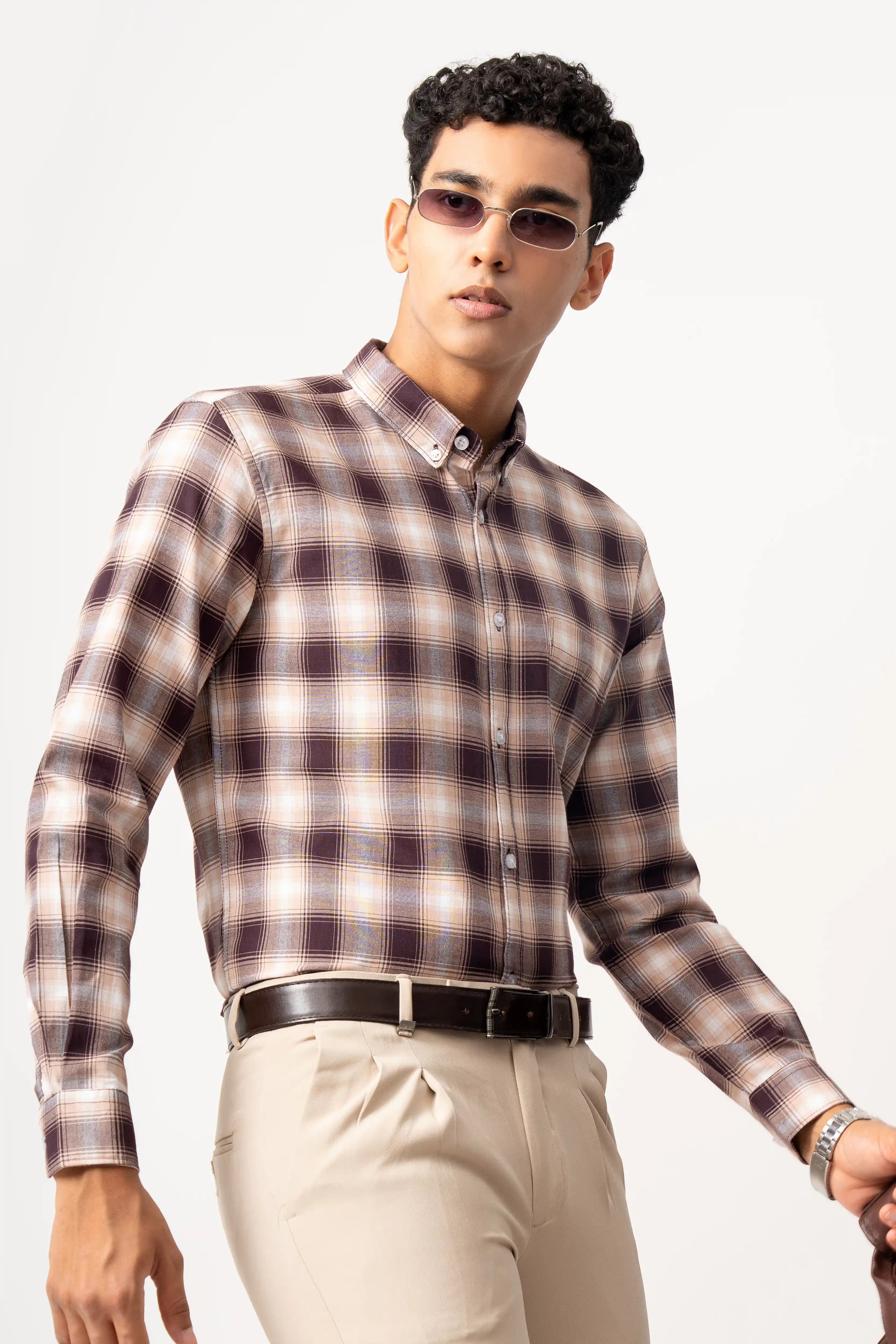 NOIRO CHECK SHIRT