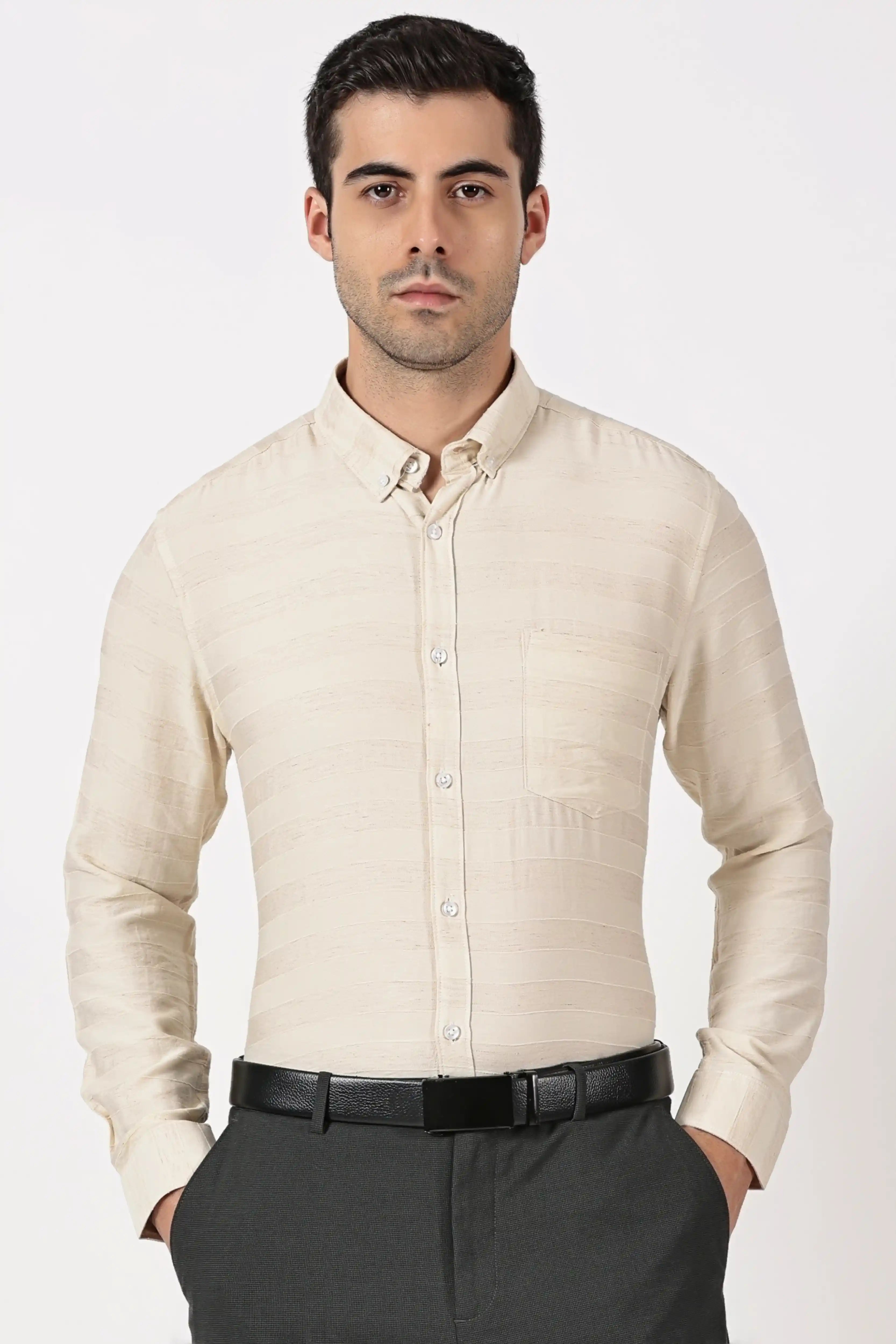 AUZARO STRIP SHIRT