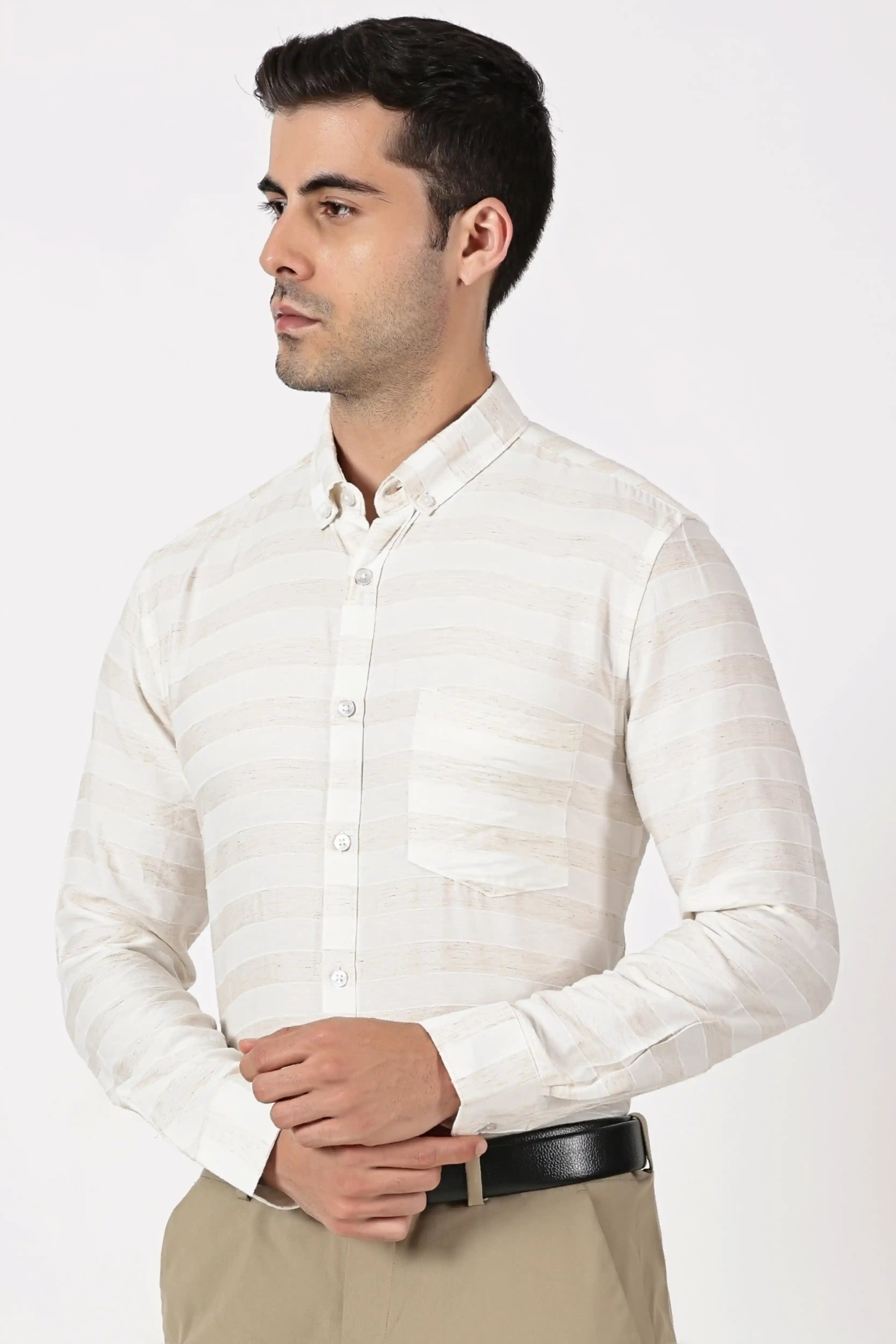 ECLARIO STRIP SHIRT