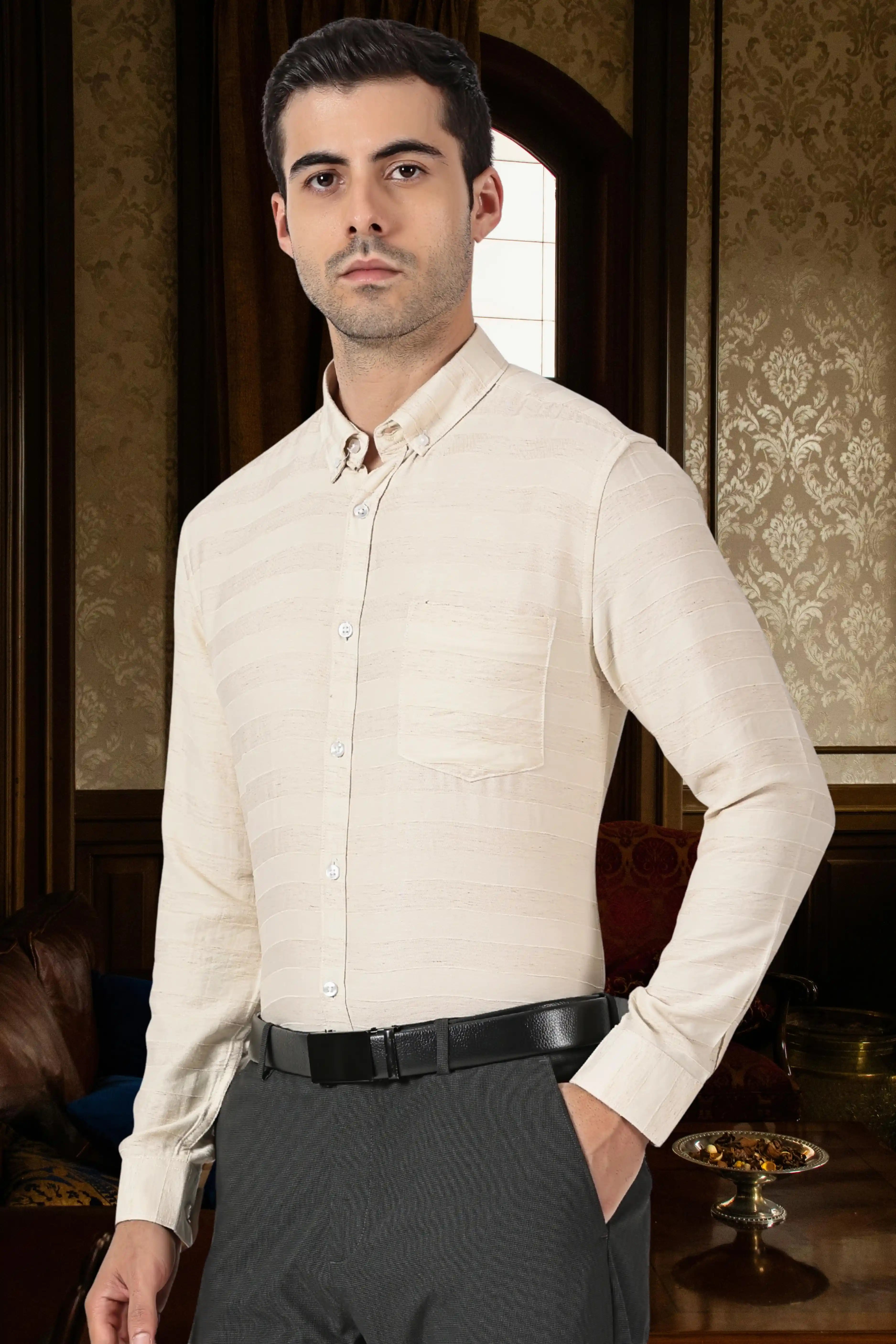 AUZARO STRIP SHIRT